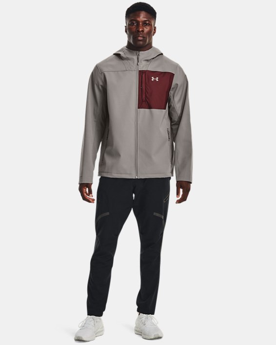 Men's UA Storm ColdGear® Infrared Shield 2.0 Hooded Jacket, Gray, pdpMainDesktop image number 2